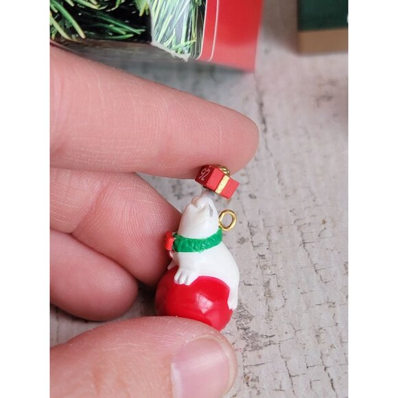 Hallmark Circus seal lion elephant miniature ornament Xmas animal unique - Picture 4 of 5